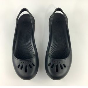 Crocs Kadee Women’s Sling Back Ballet Flats Size 7W-worn 2x